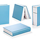 book set with clipping path